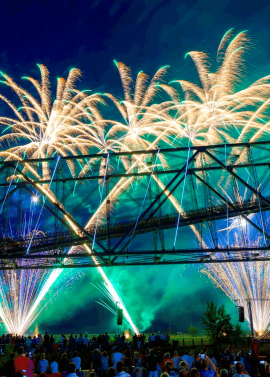 Pyrogames 2023 – Duell der Feuerwerker - Familienticket Sitzplatz