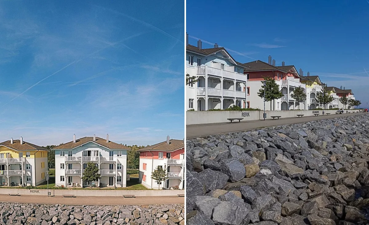 Collage aus Bilder Beech Resort Boltenhagen: Familienurlaub an der Ostsee